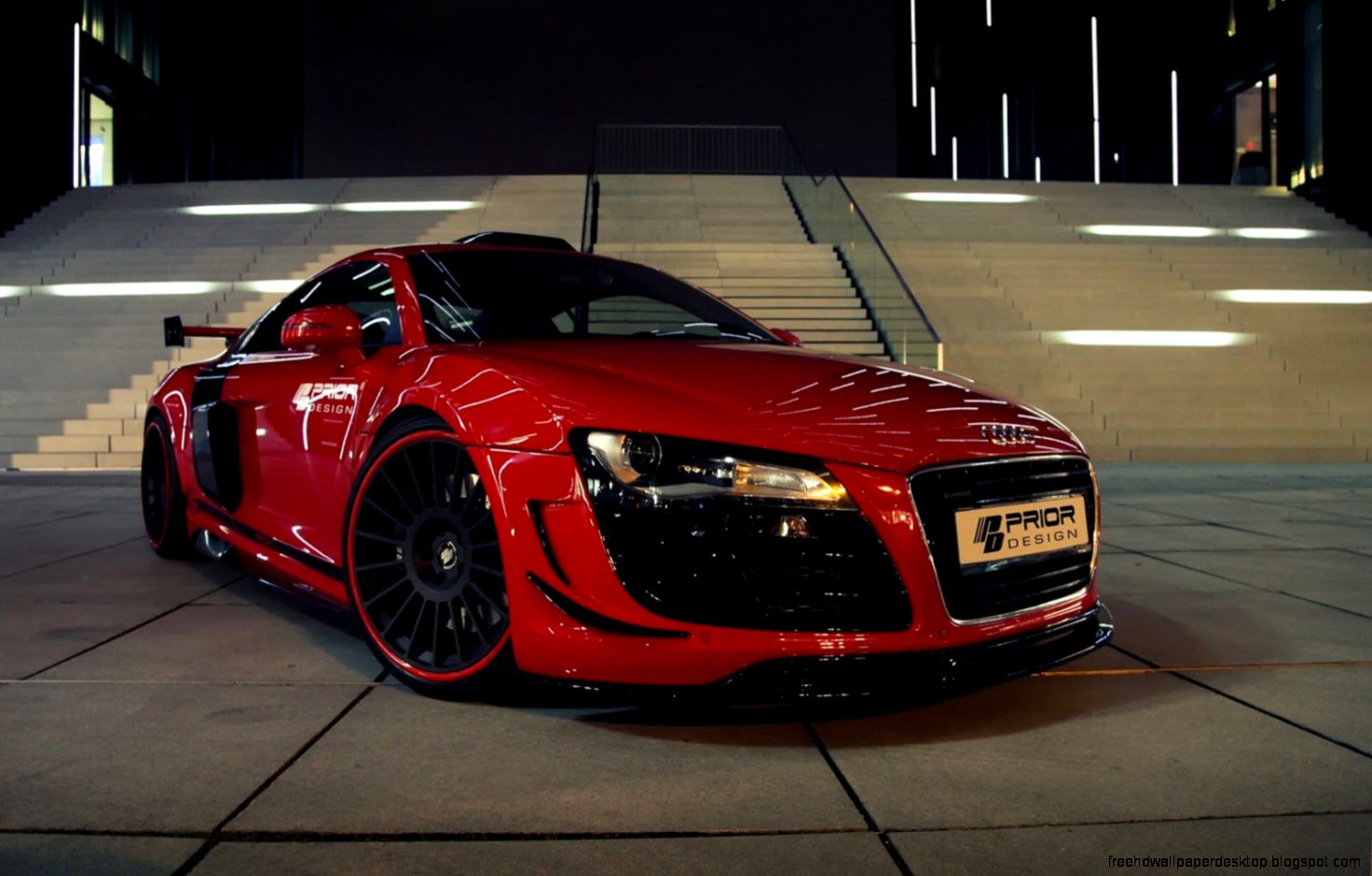 Audi R8 Red Car HD Wallpaper 5733 Wallpaper