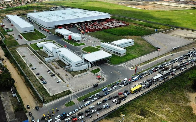 Vista da Fábrica Coca-Cola - Maceió/AL