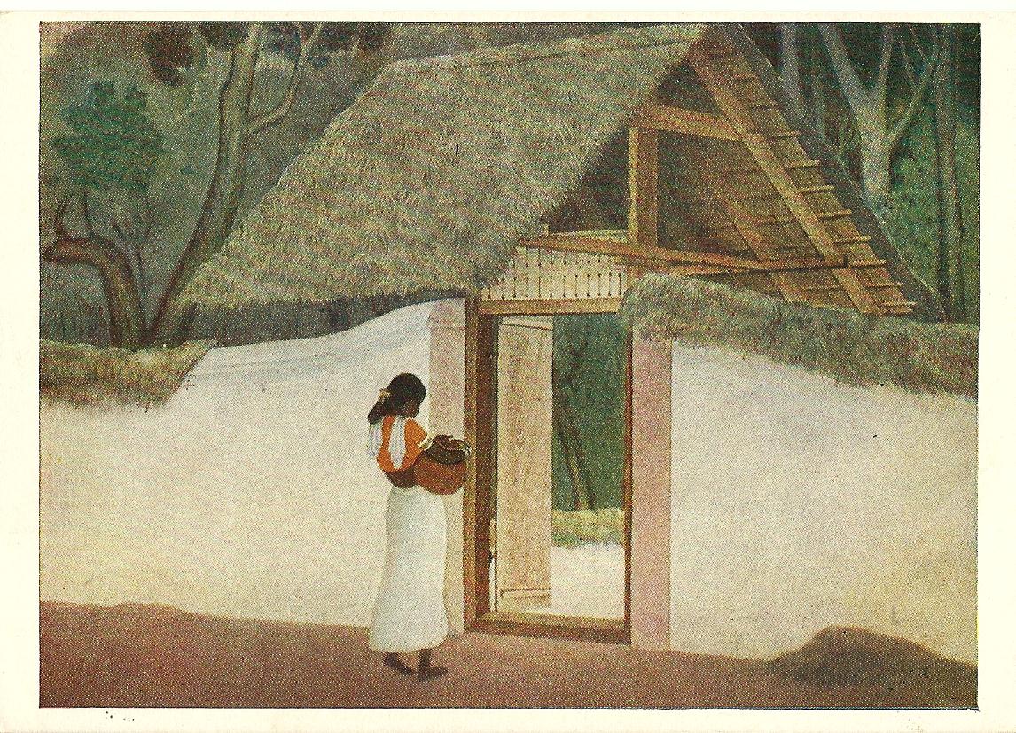 Heritage Of India Indian Village Woman With Pot Vintage Russian