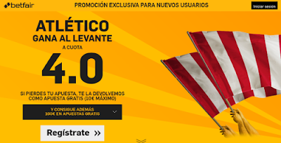 betfair Atletico gana Levante supercuota 4 Liga 2 enero betfair Atletico gana Levante supercuota 4 Liga 2 enero