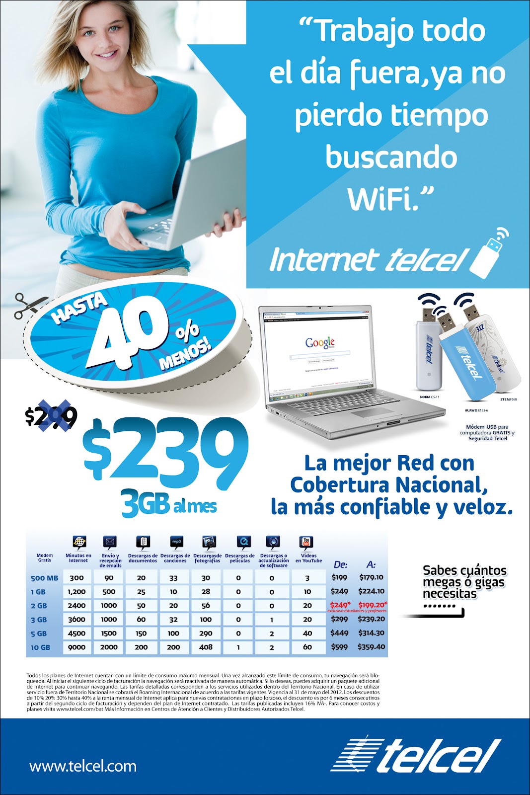 Global Publicidad Telcel... al mejor precio