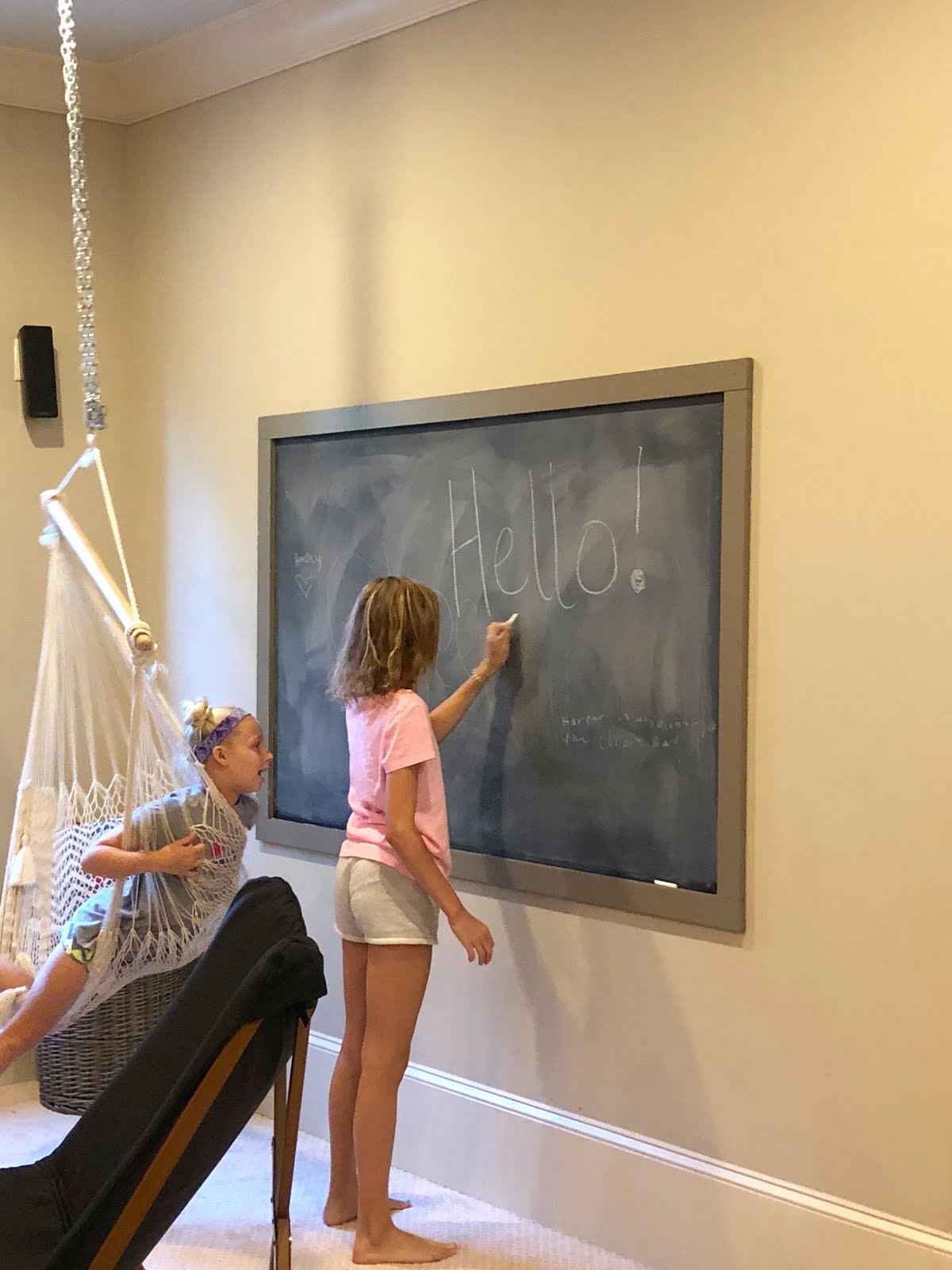 Home Decor: A DIY Chalkboard Wall (without using ANY paint) – DIARY OF A  PMP MOM