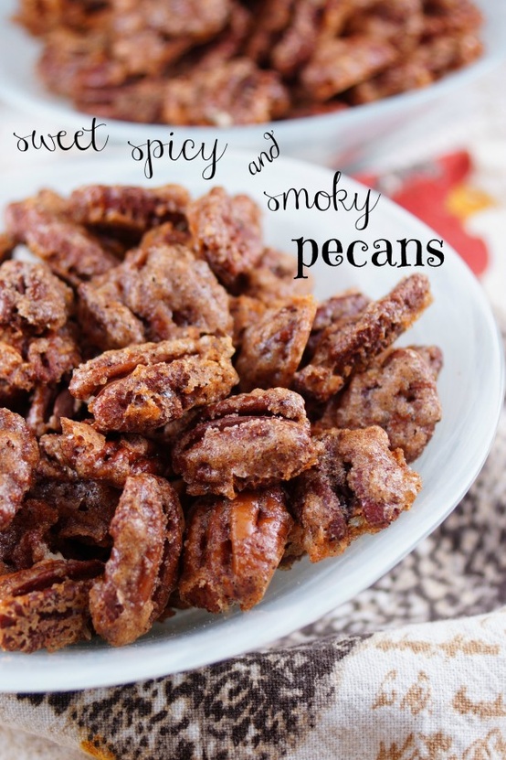 My Favorite Things Sweet Spicy and Smoky Pecans from Patty's Food
