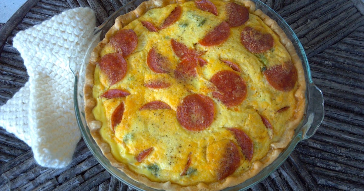 Kriskrafter Kris's Pepperoni Quiche Recipe