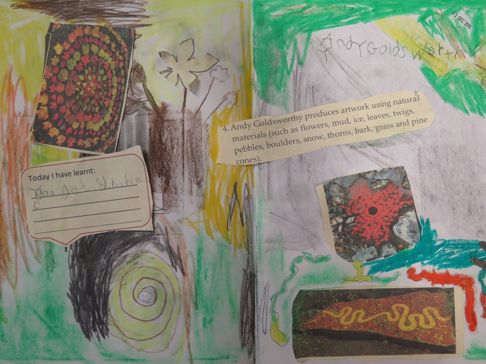 Gomersal Primary School Art December 2015