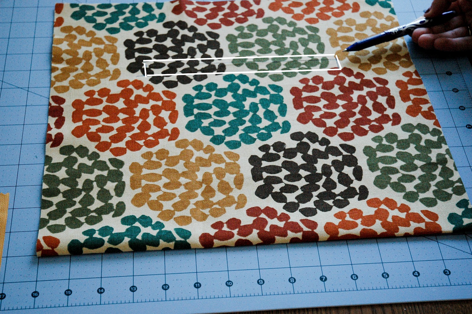 Kristina J. DIY Ideas DIY Style How To Make a Fabric Messenger Bag