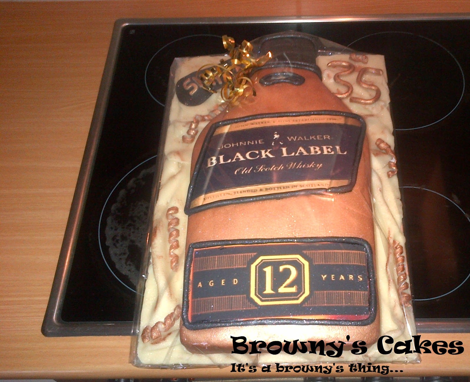 Dewars black label Cake Browny’s Cakes