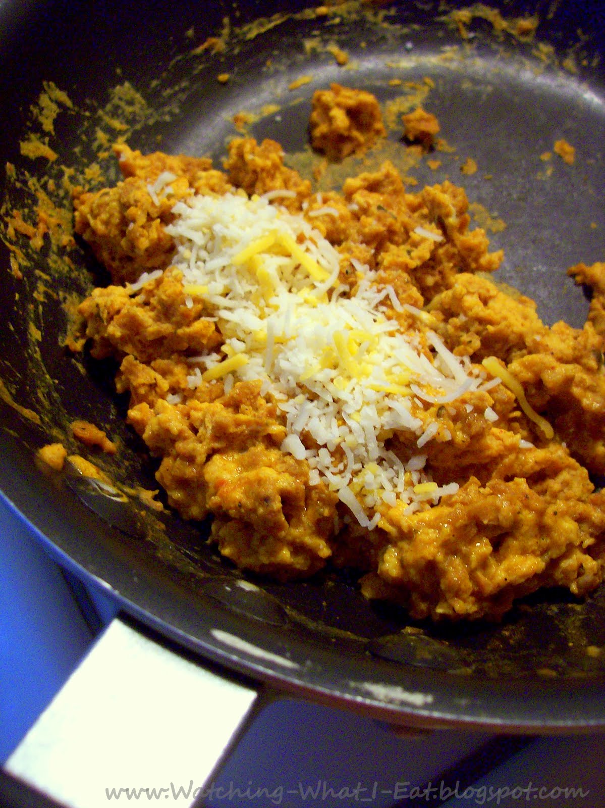 Watching What I Eat Vegetarian Chorizo & Egg Burrito Meatless Monday