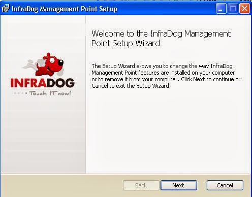 InfraDog Setup Part 2 - Install InfraDog Management Point on Windows