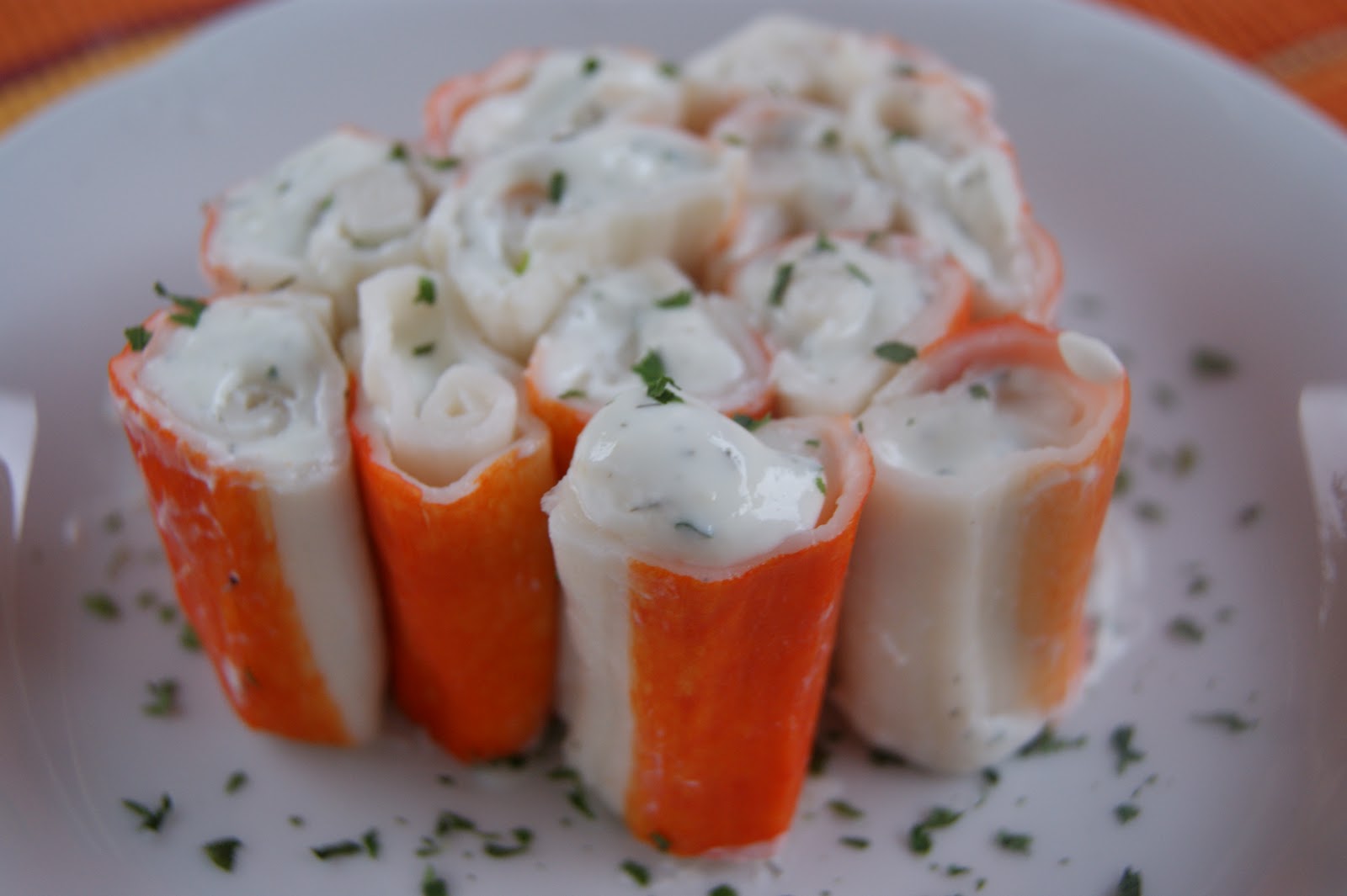 SOLO RECETAS DUKAN Rollitos de surimi Dukan
