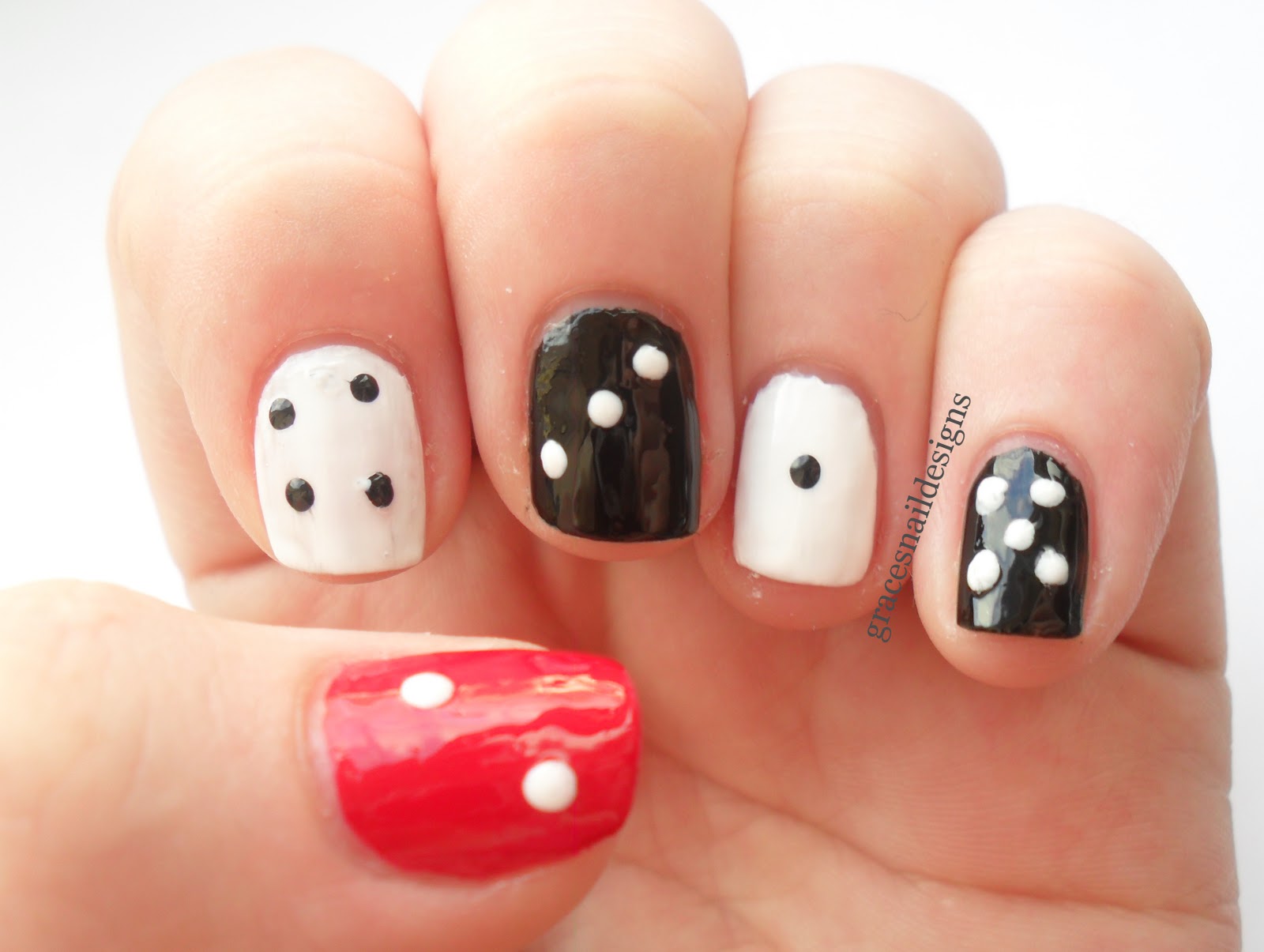 Dice Nail Design