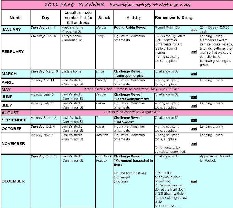 schedule 2011