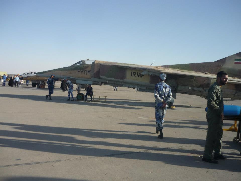Los Mirage F-1 iraníes IRAN+MIG-23BN+23163+EXHIBICION+HAMEDAN+1