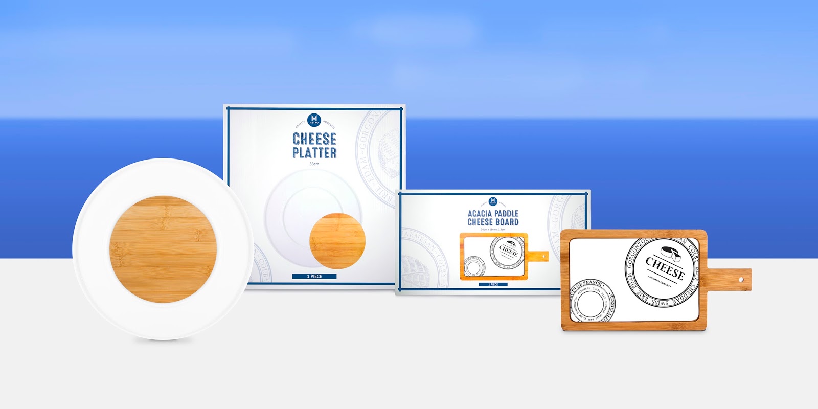 Metro Style Cheese Board on Packaging of the World Creative Package