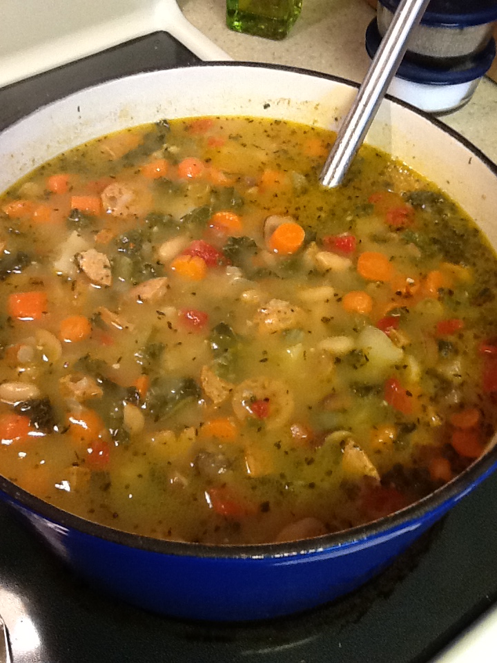 What's Cooking at Richard's ?? Italian Chicken Sausage Vegetable Soup
