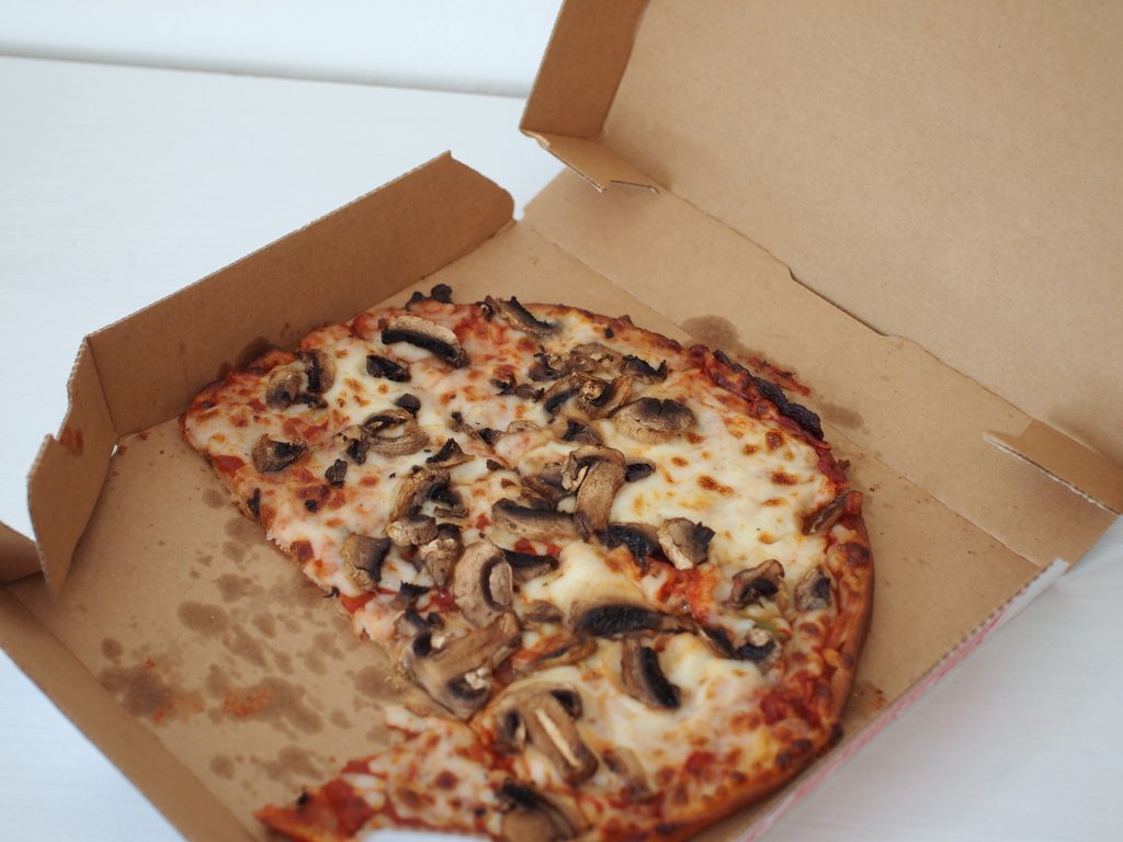 Domino's gluten free pizza Pink Stripey Socks