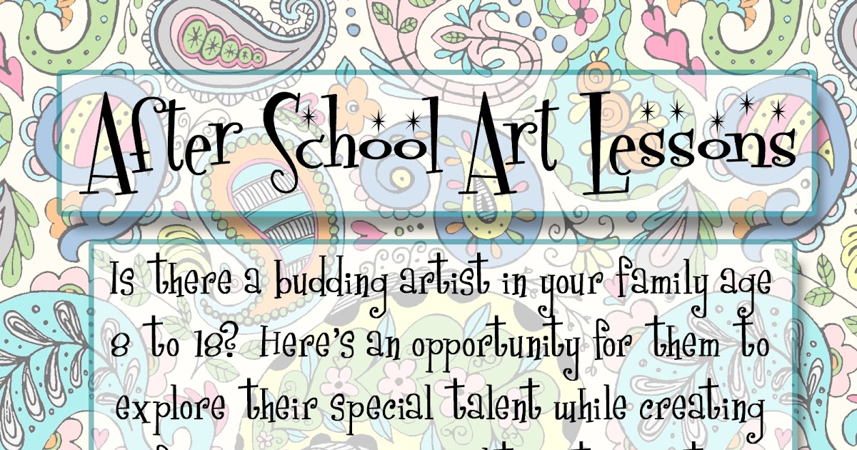 Angela Anderson Art Blog After School Art Lessons