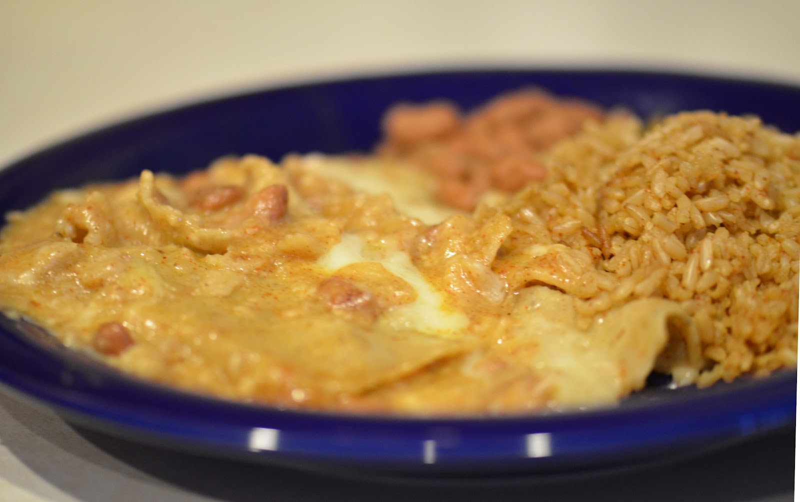 The Seasoned HomemakerEnchiladas, Beans, and Rice The Seasoned Homemaker