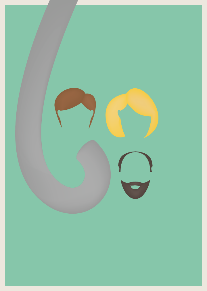 Graphic design poster for Sharon, Lois & Bram's Elephant Show