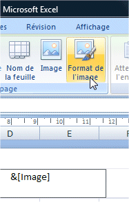 capture d'écran Excel