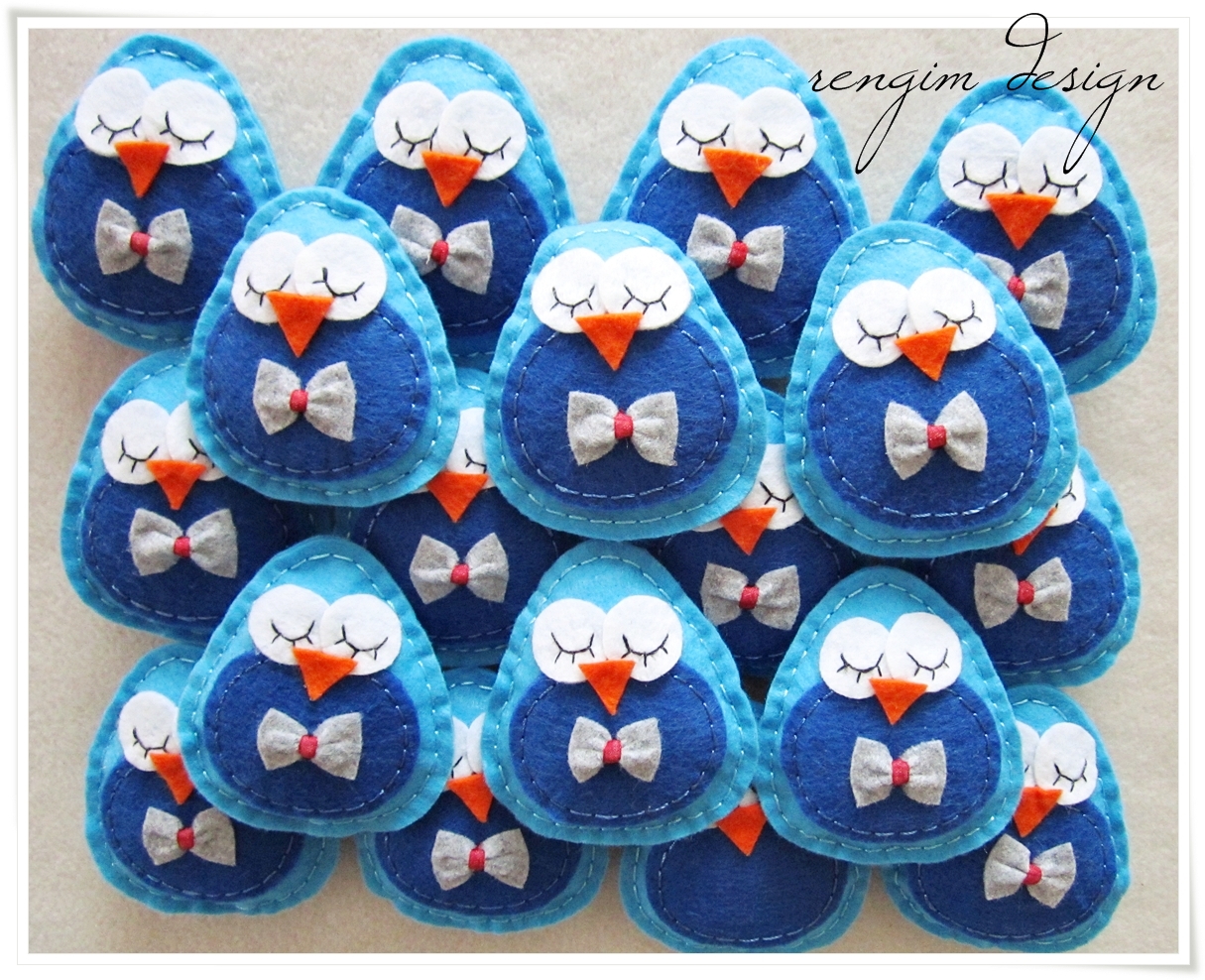 Rengim Design Keçe Bebek Şekeri / Tema Baykuş ♥