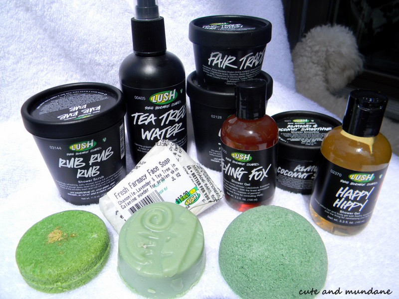 Cute and Mundane LUSH haul and GiftWithPurchase event