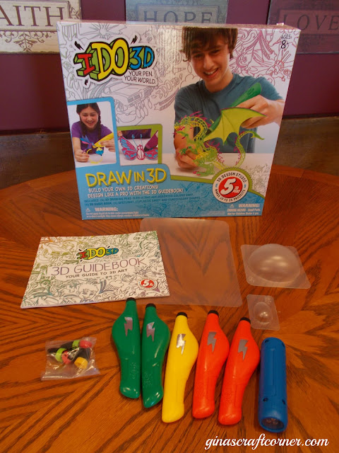 IDO3D Pen Crafts and Review by Gina's Craft Corner