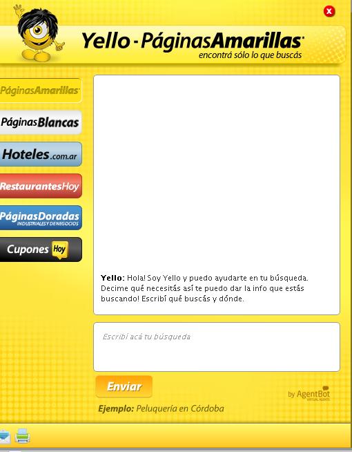 EL INFORMATORIO Páginas Amarillas facilita las busquedas on line con un chat en MSN y redes