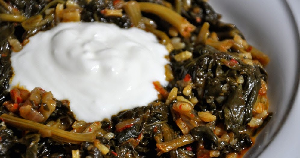 SPINACH STEW with or without ground beef Passion & Paranoia