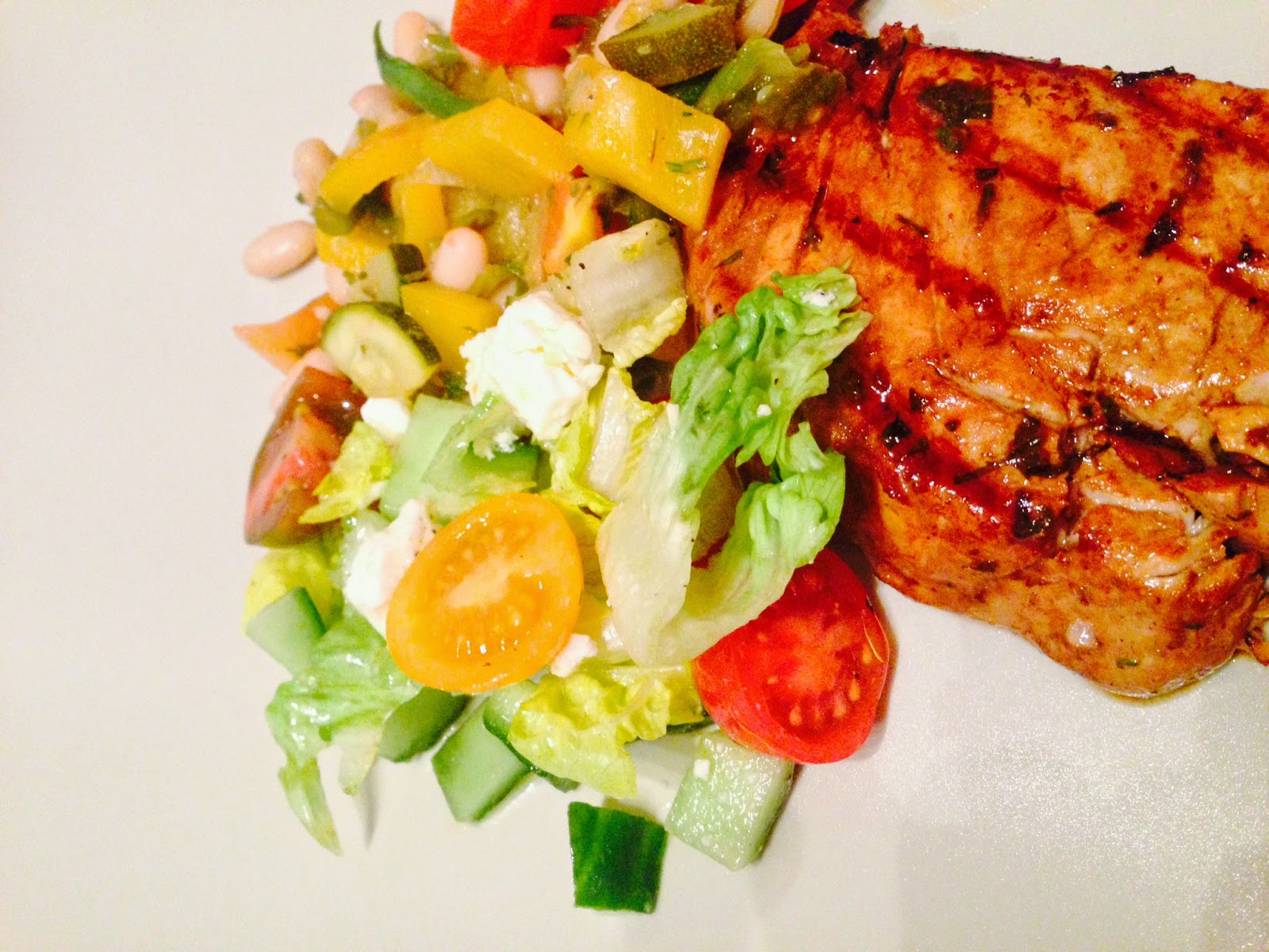 Orange and soy marinated seared tuna steaks Arctic Cloudberry