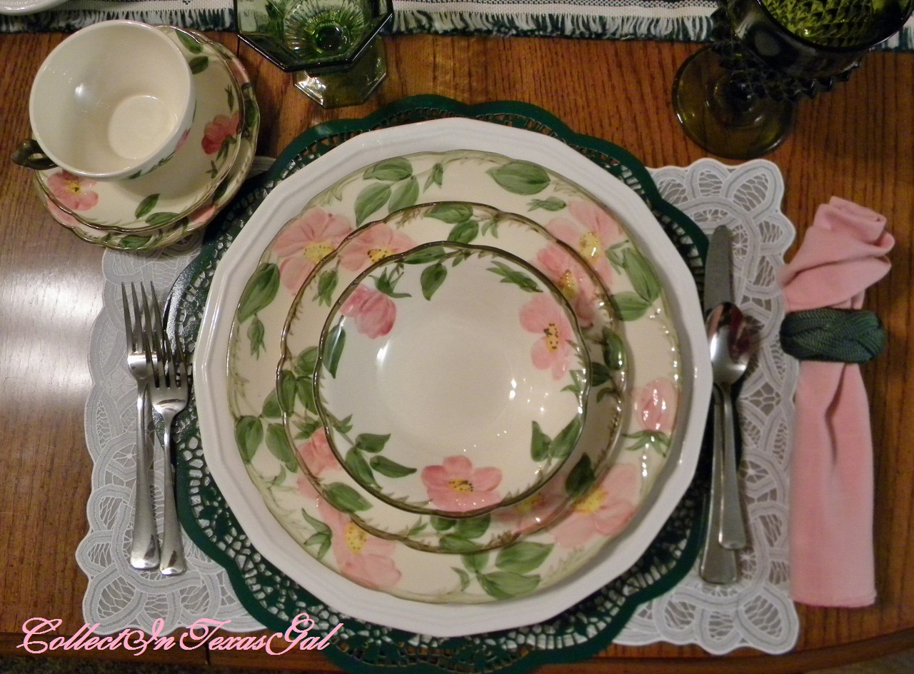 CollectIn Texas Gal: 1941 Desert Rose by Franciscan Pottery CollectIn Texas Gal: 1941 Desert Rose by Franciscan Pottery