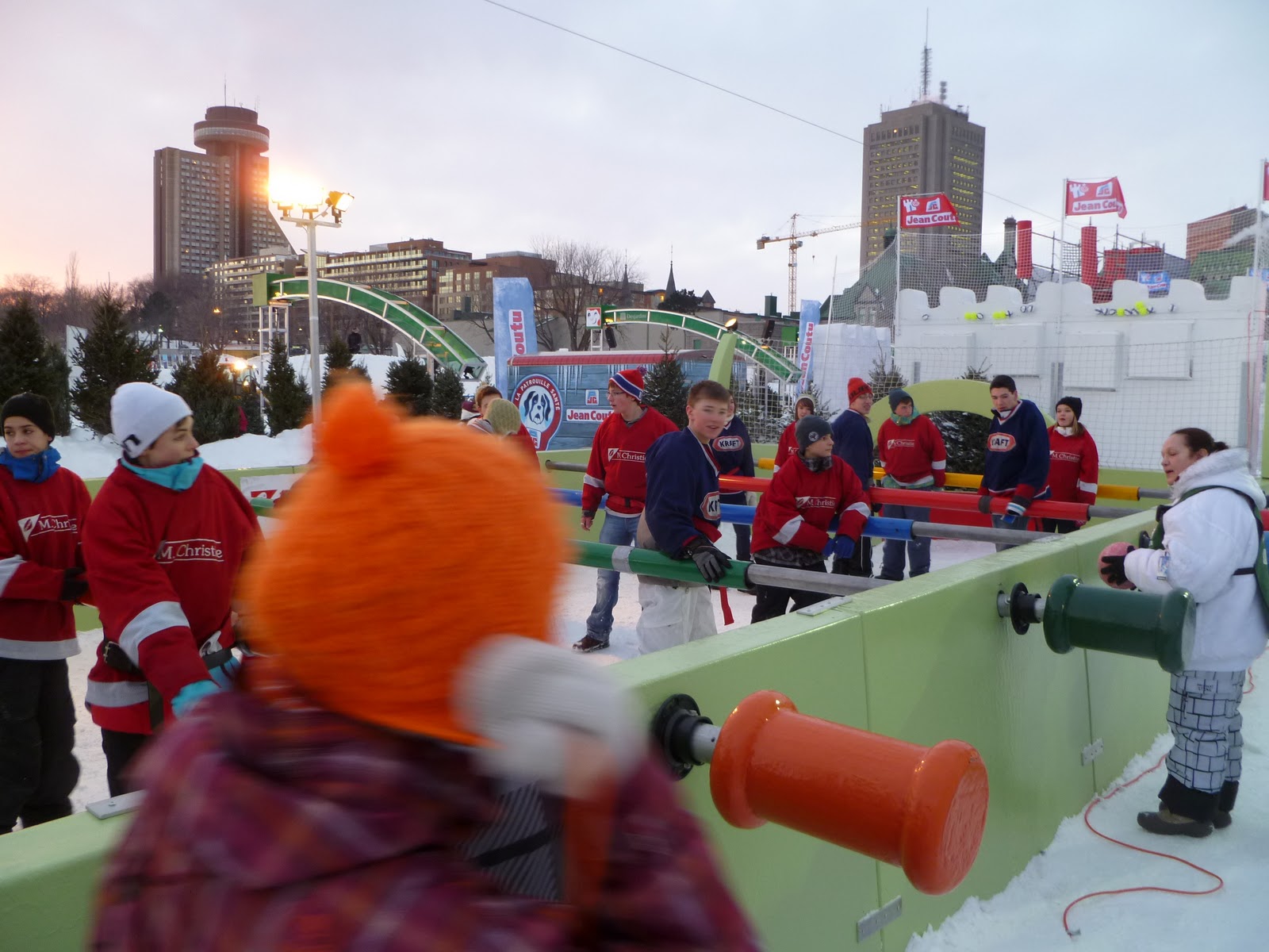 glenn and katherine activities human foosball