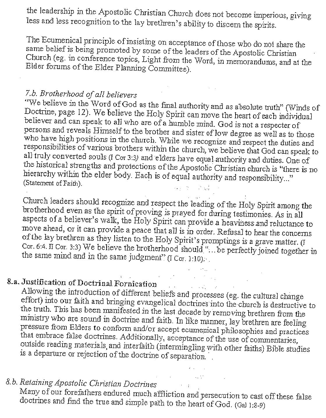 church letter