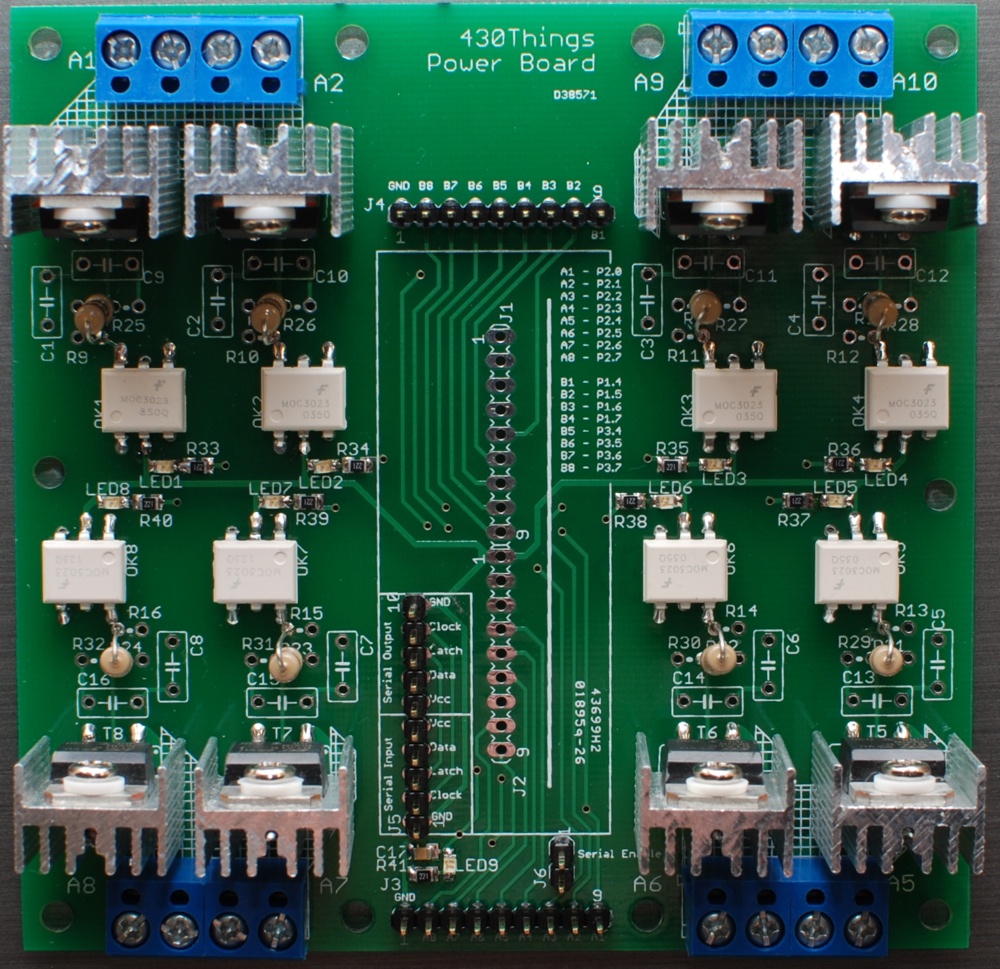 430 Things Power Board with MIDI/Audio Light Controller