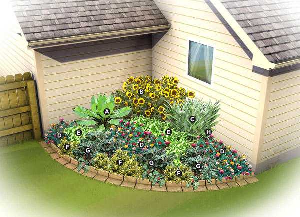 The Journey's End: Southeast Corner Garden Plan - Lowe's Creative Ideas