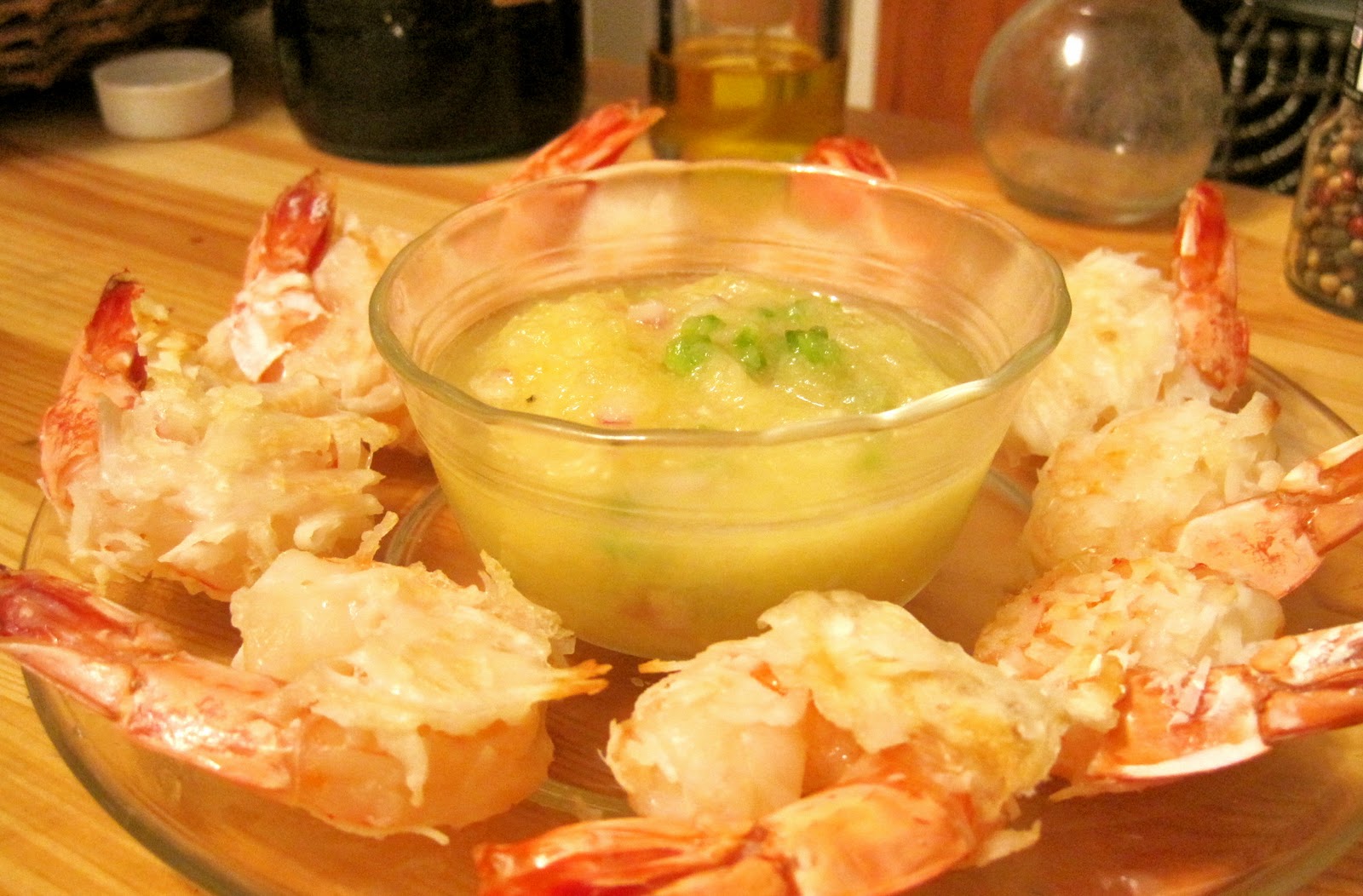 Kvell in the Kitchen Baked Coconut Shrimp with Pineapple Dipping Sauce