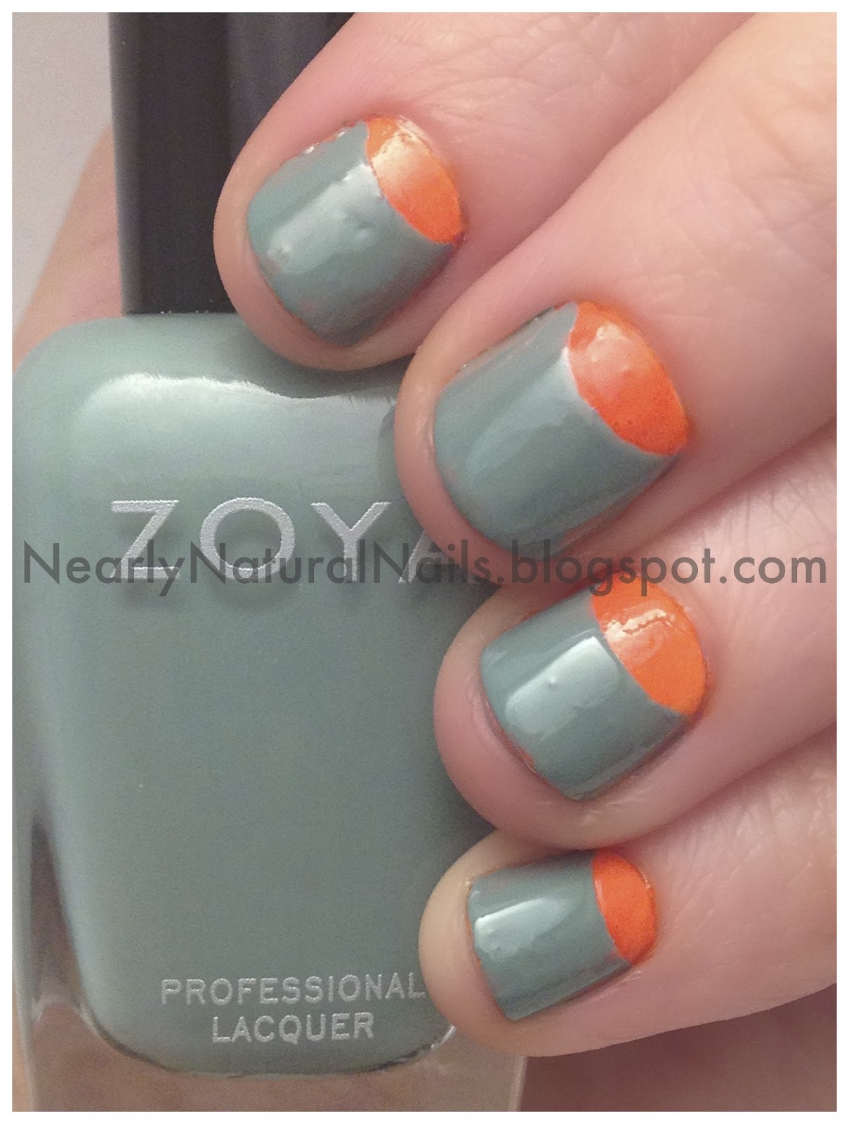 Neon Orange Nail Polish Designs