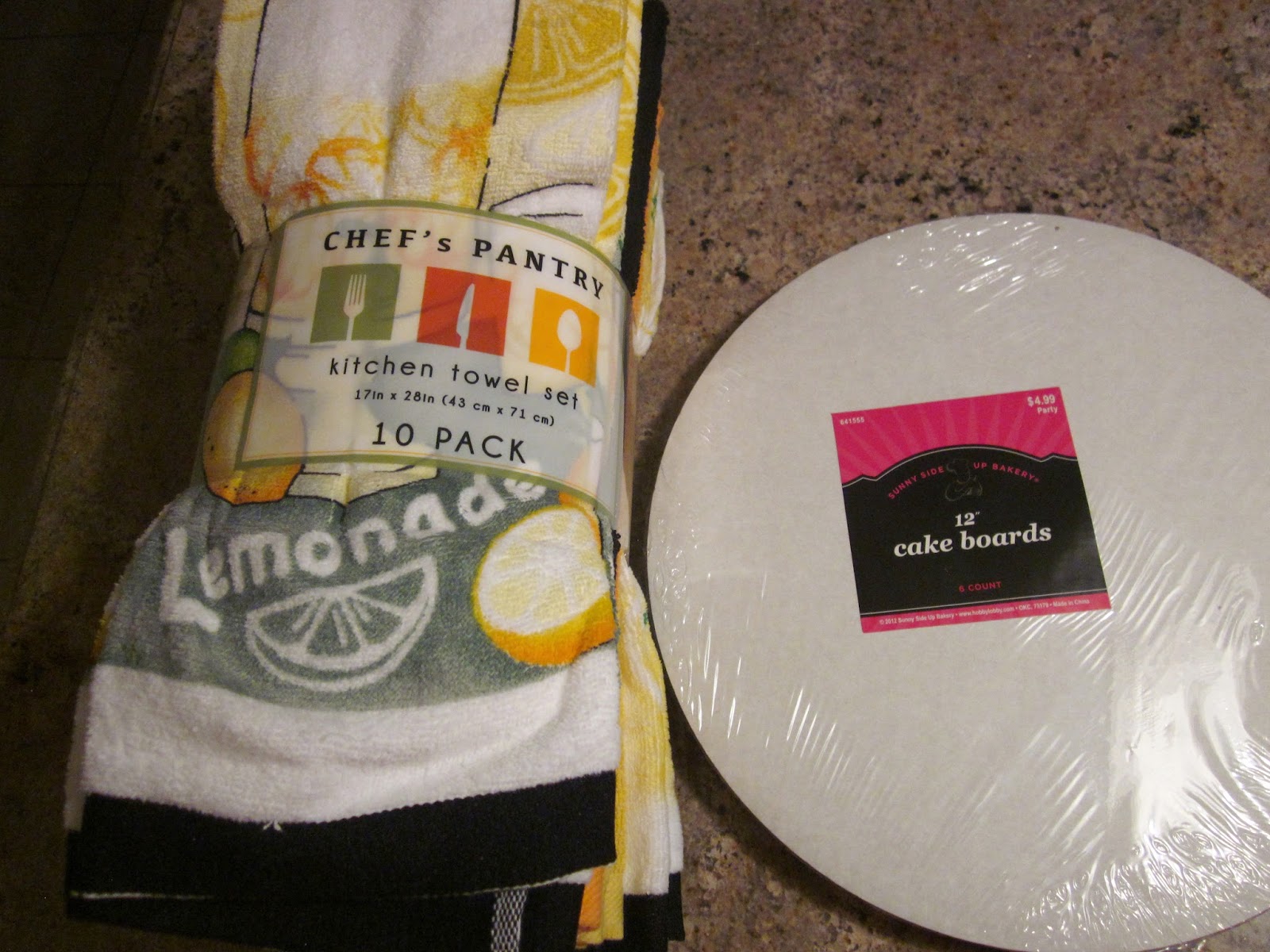 Honey I'm Home Making a Dish Towel Cake