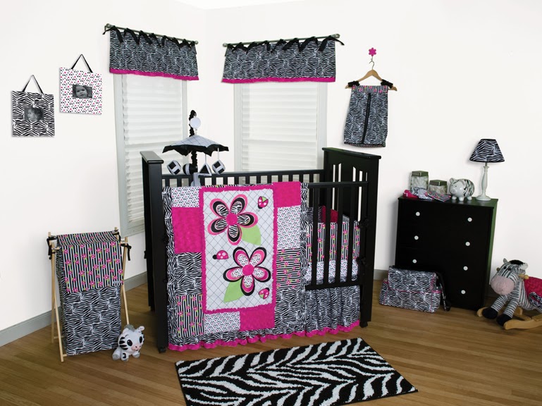 DIVINE BABY FURNITURE NEW! Zahara Crib Bedding Set by Trend Lab