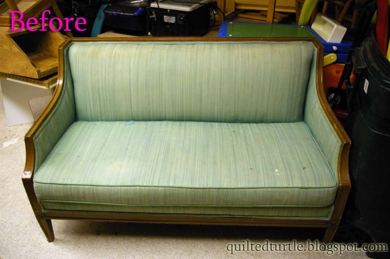 The Quilted Turtle Classroom Couch Redo