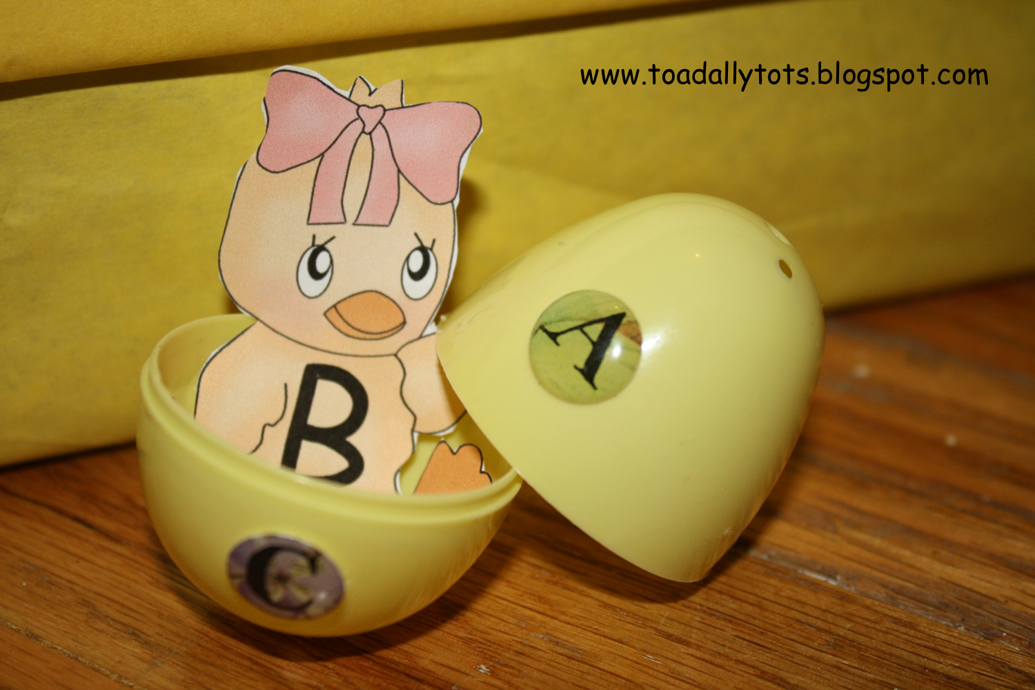 TOADally Tots Alphabet Eggs!
