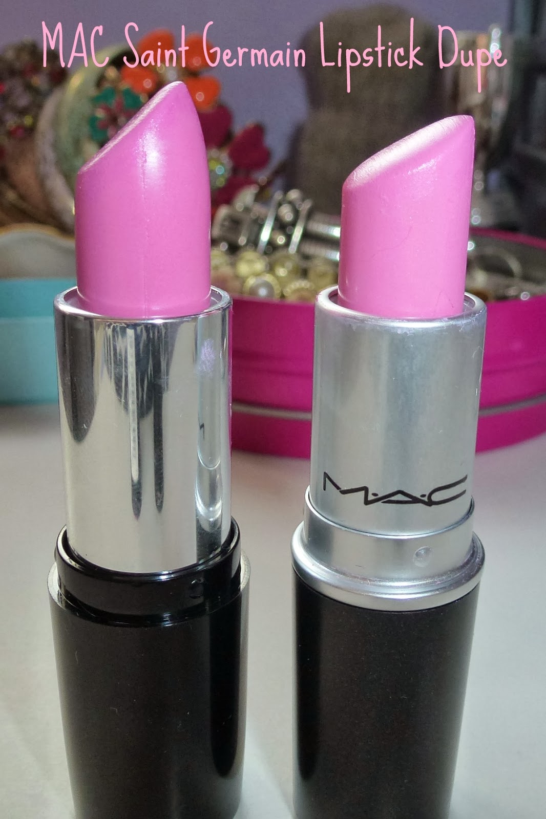 Francesca Rose Beauty MAC Saint Germain Lipstick Dupe