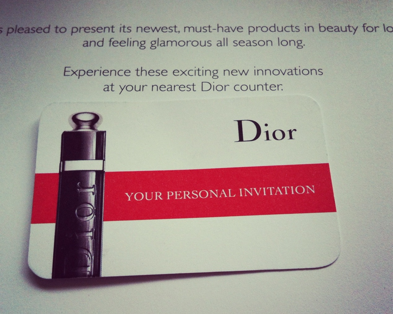 Dior vip membership