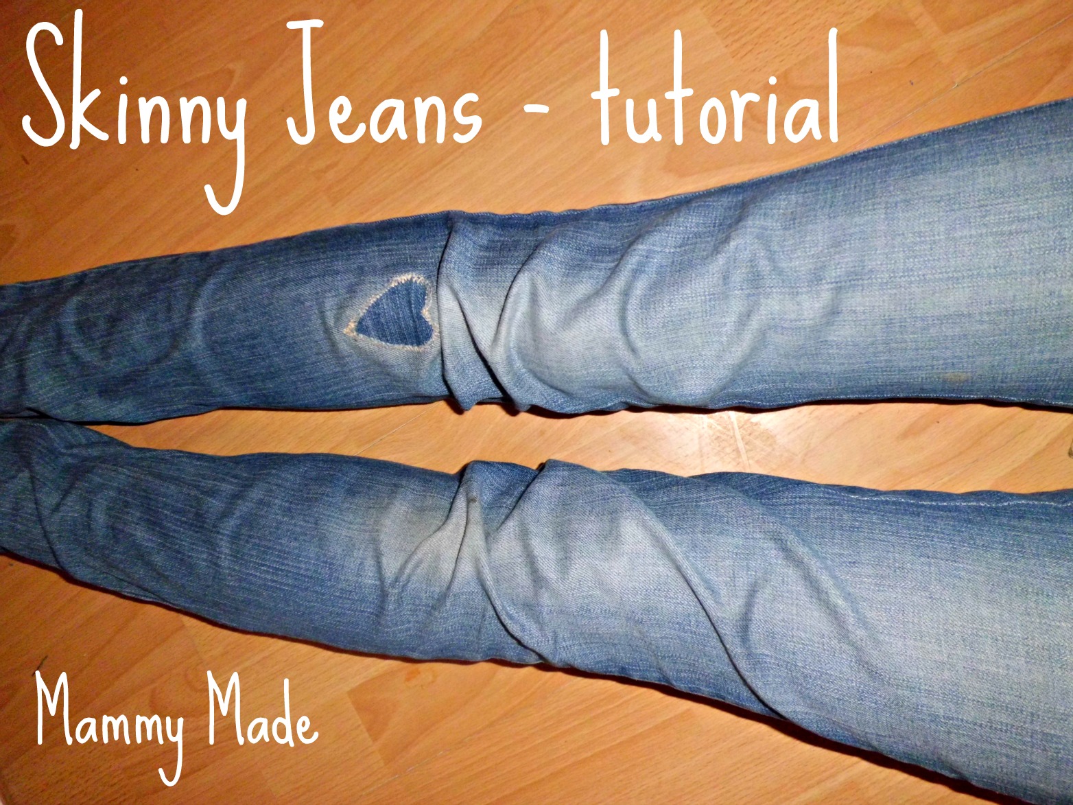 Refashion Coop Skinny Jeans out of Flared Jeans