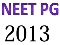 NEET PG 2013 Result Online