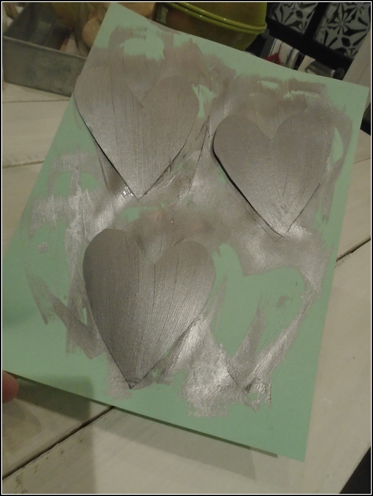 simply vintageous...by Suzan Tin Heart Garland