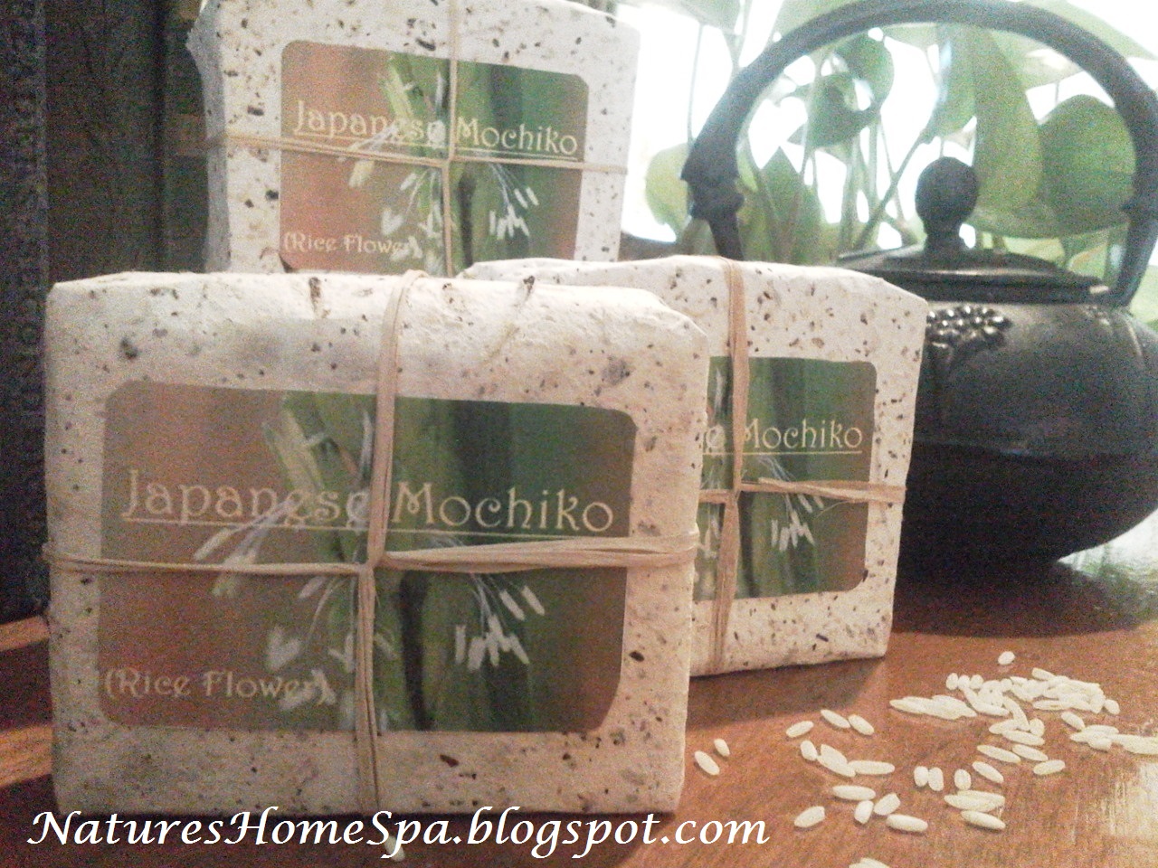 Natures Home Spa Japanese Mochiko, rice flower soap