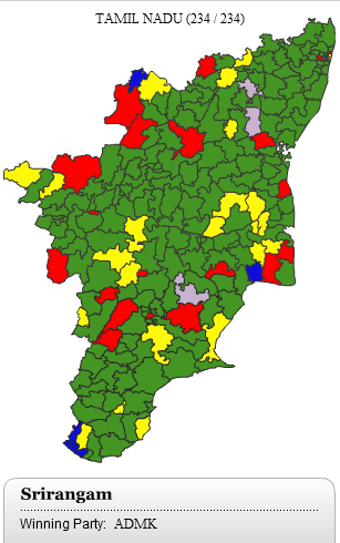 MAP SHOWS RESULT 2011