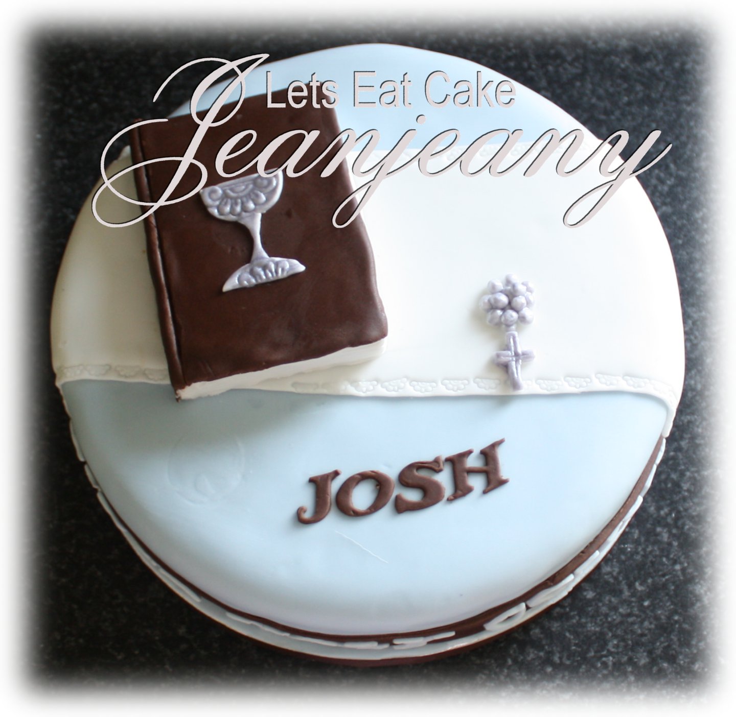 Jeanys Lets Eat Cake Blog Communion cake for a boy…. Jeanys Lets Eat Cake Blog Communion cake for a boy….
