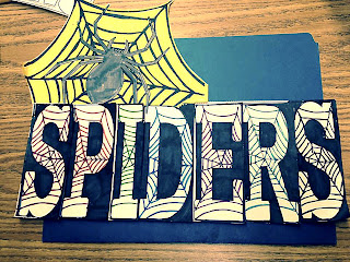 spiders flip flap book spider research